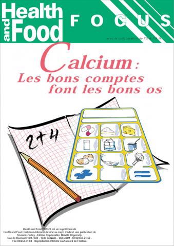 Calcium : les bons comptes font les bons os