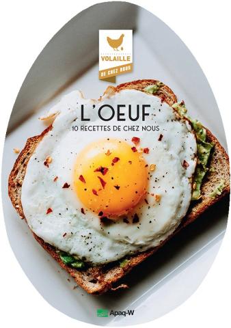 L'oeuf - 10 recettes de chez nous