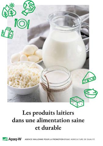 Les produits laitiers dans une alimentation saine et durable