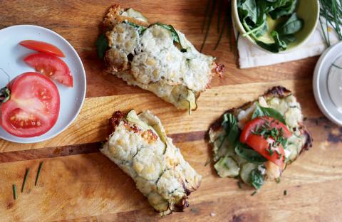 Wrap de courgette