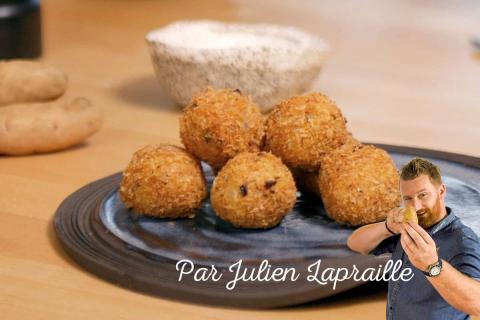 Corne de Gatte en cromesquis au jambon fumé