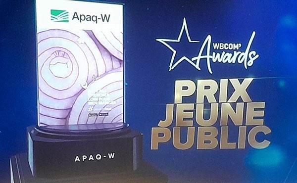 L'Apaq-W remporte 3 prix aux WBCom' Awards