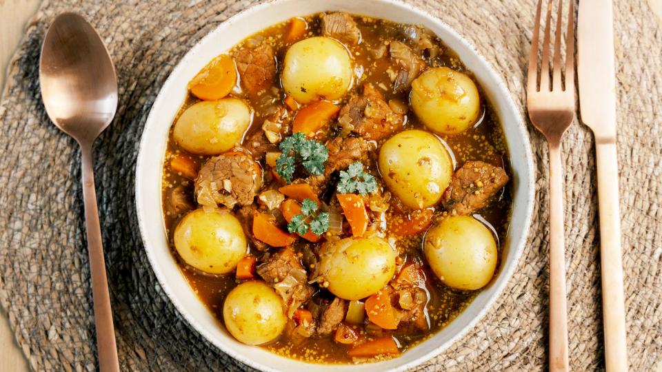 Ragoût à la trappiste et pommes de terre